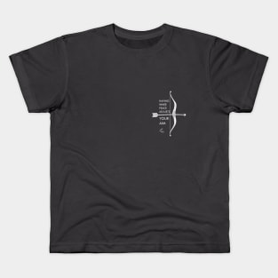 BOW & ARROW ONLY W Kids T-Shirt